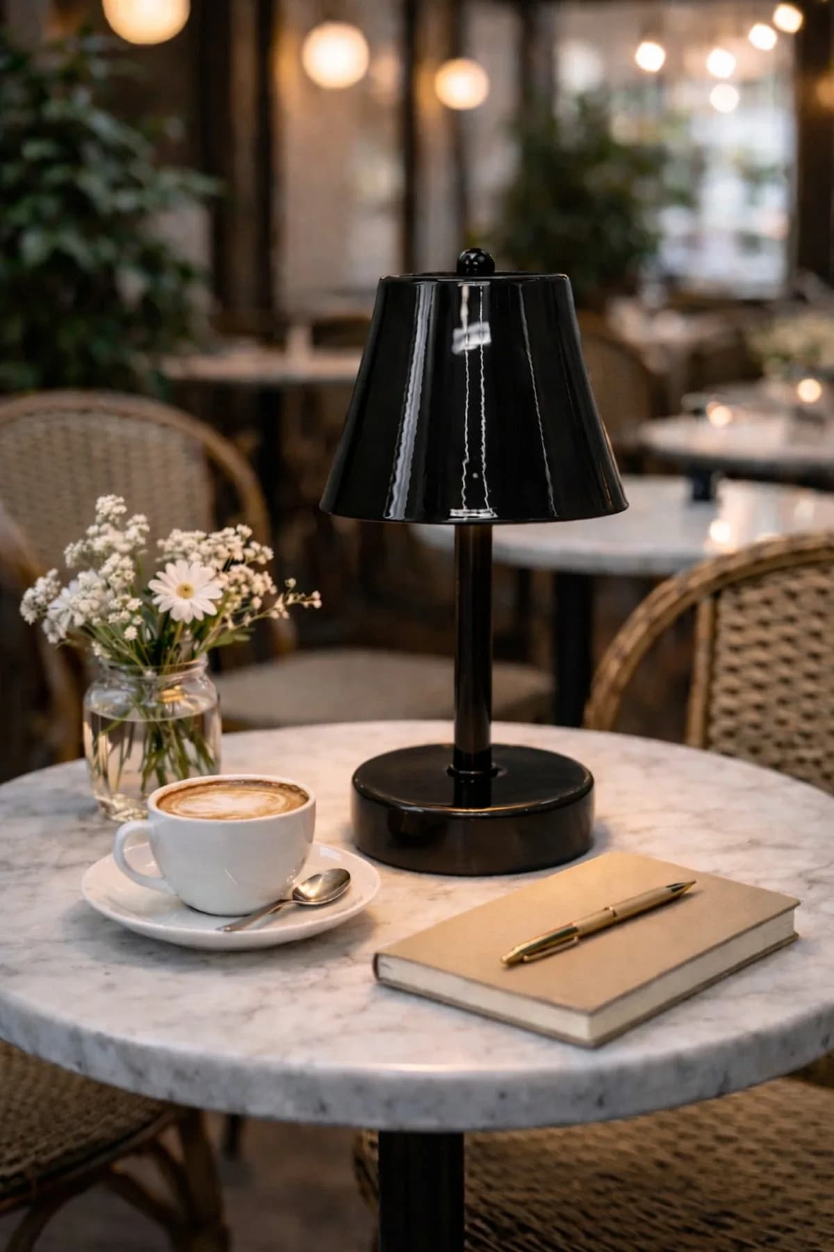 Zily Model Bordo Pilli Masa Lambası Cafe Salon Yatak Odası Proje Abajur