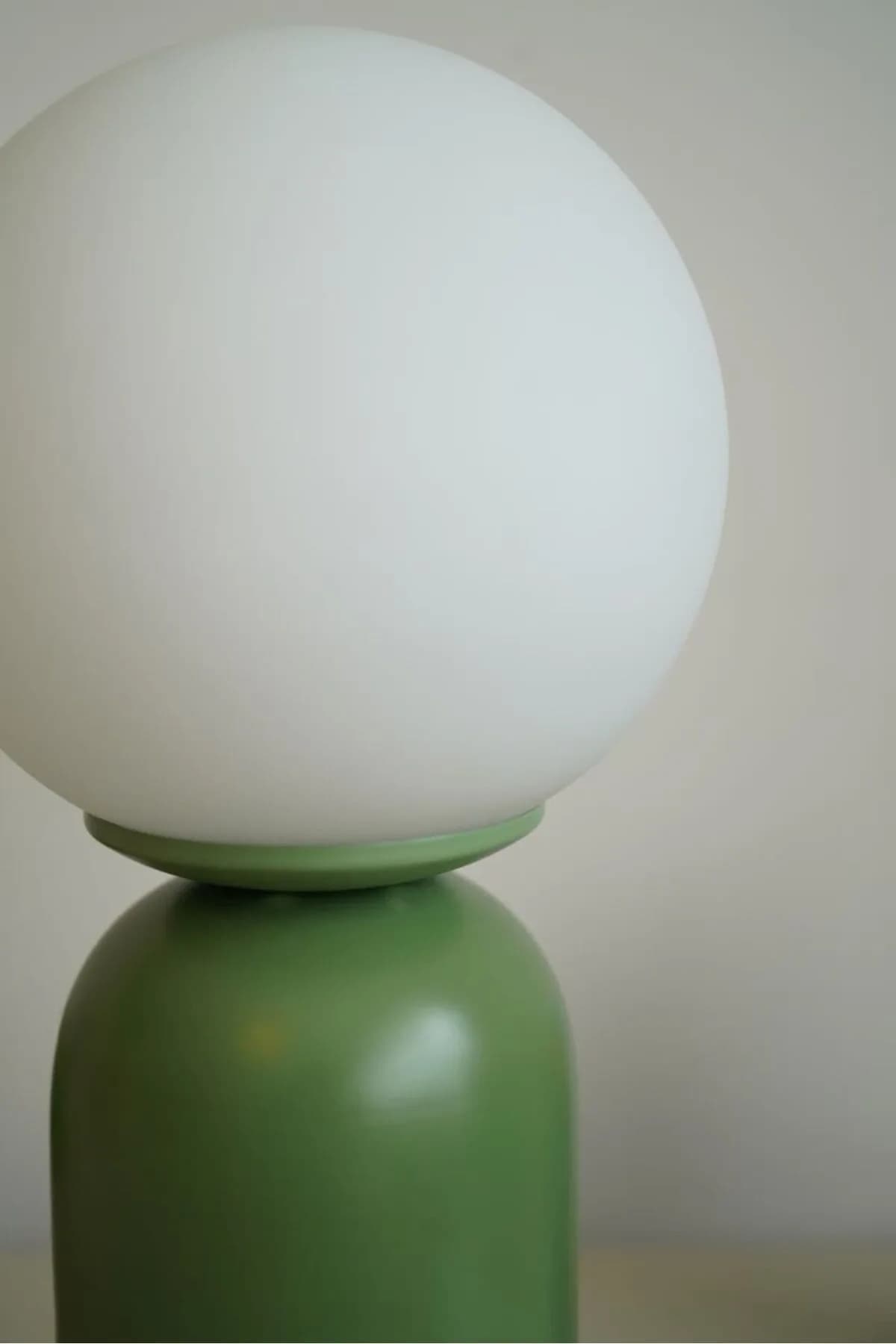 Eskitme Ayaklı Beyaz Opal Camlı Masa Lambası Abajur 1 Adet Salon Yatak Odası