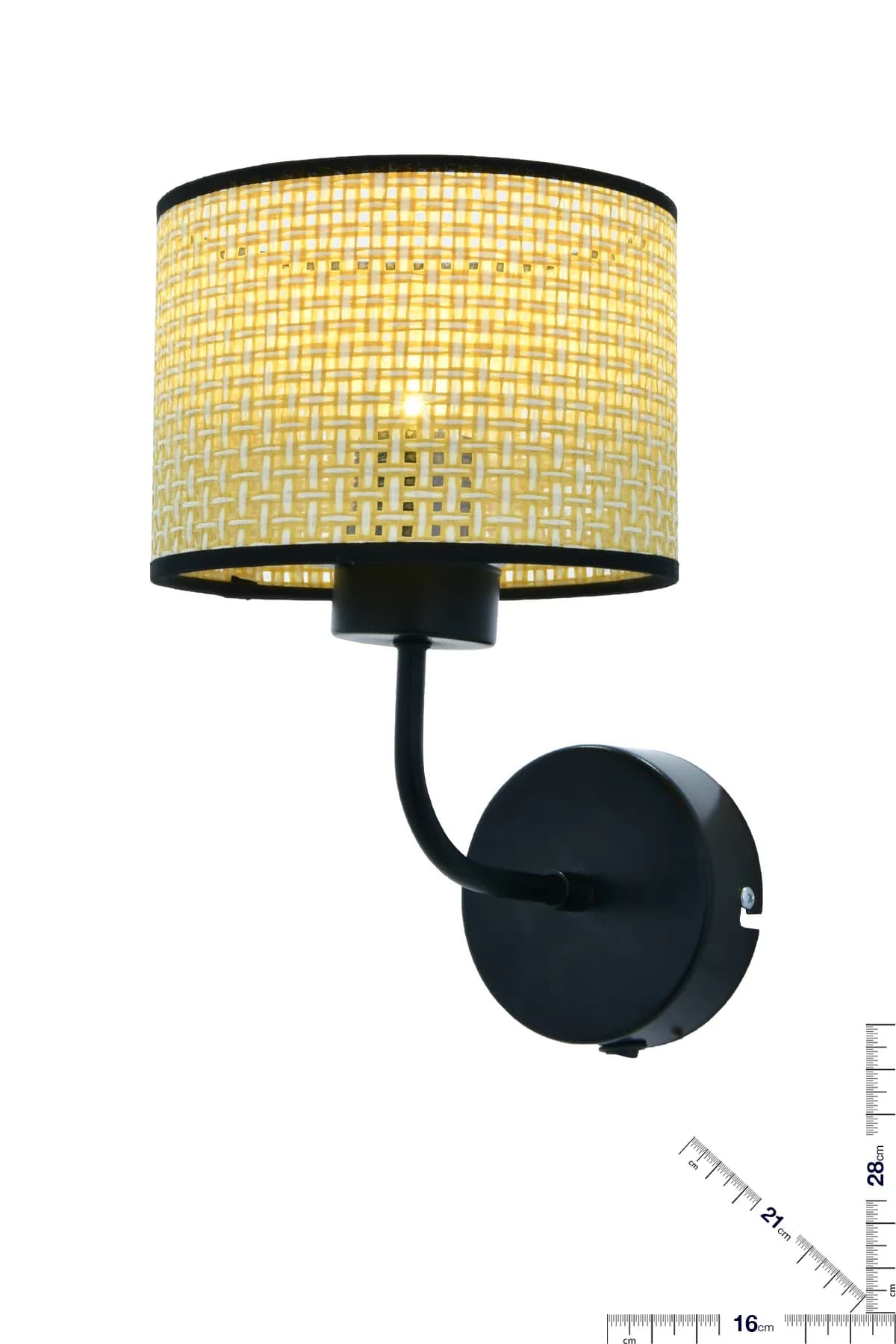 Hazeran Model 2 li Set Rattan Duvar Aplik