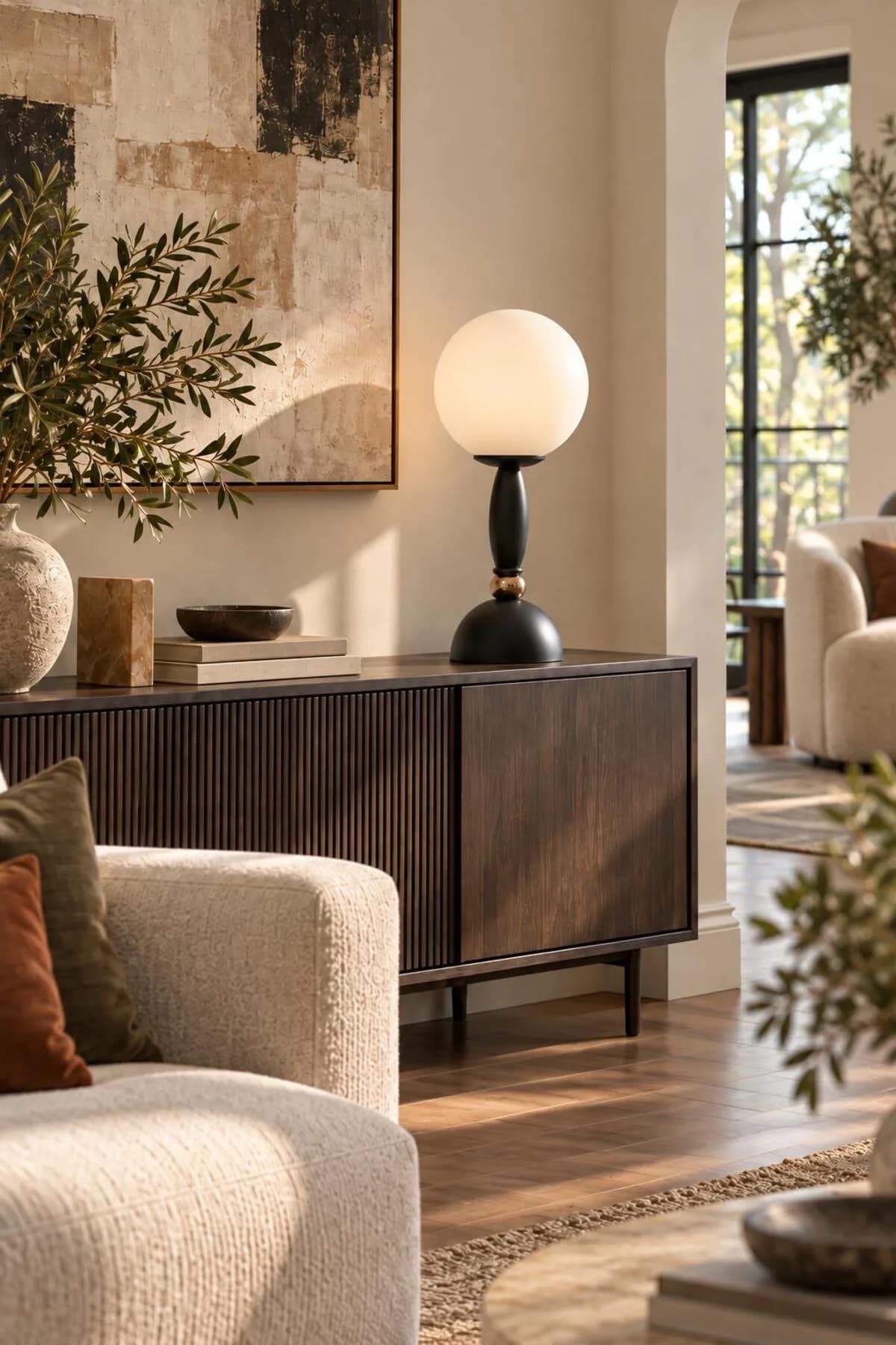 Beyaz Opal Camlı Model Masa Lambası Elektrik Aksanlı Şık Model Abajur Salon Yatak Odası Mimari Masa Lambası