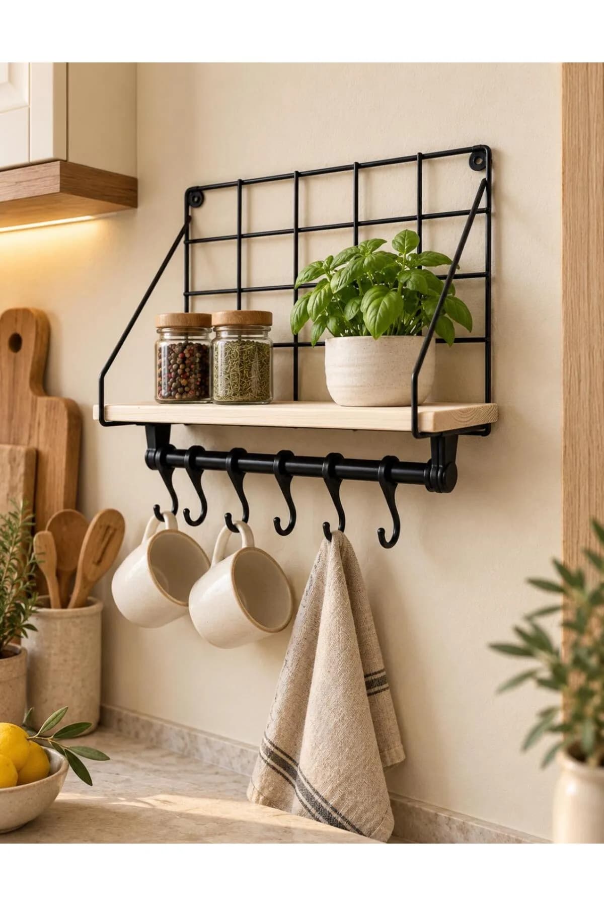 Çok Kullanışlı Pratik Model Mutfak Askılığı Şık Lüks Home Design