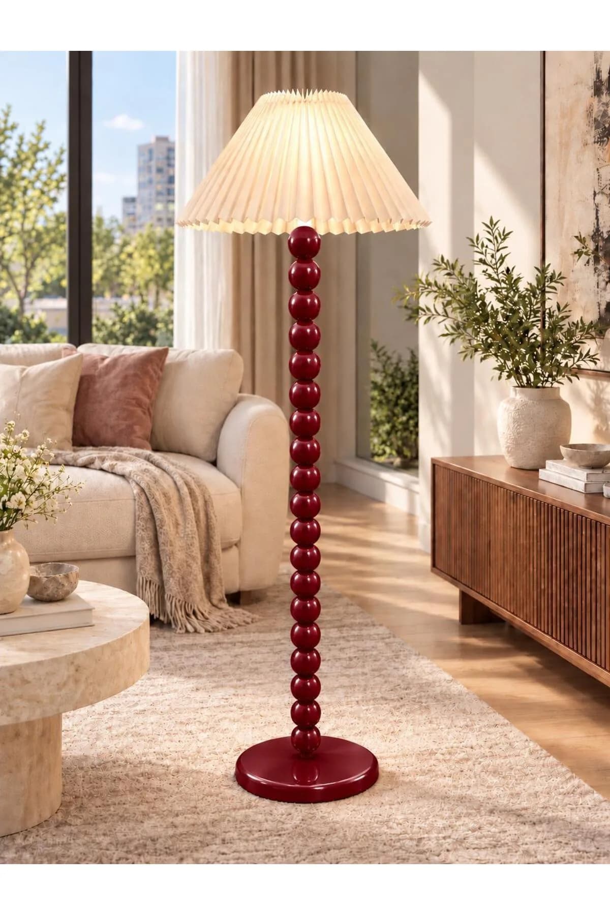 Ballin Model Umbrella Şapkalı Salon Yatak Odası Proje Lambader Şık Lüks Proje
