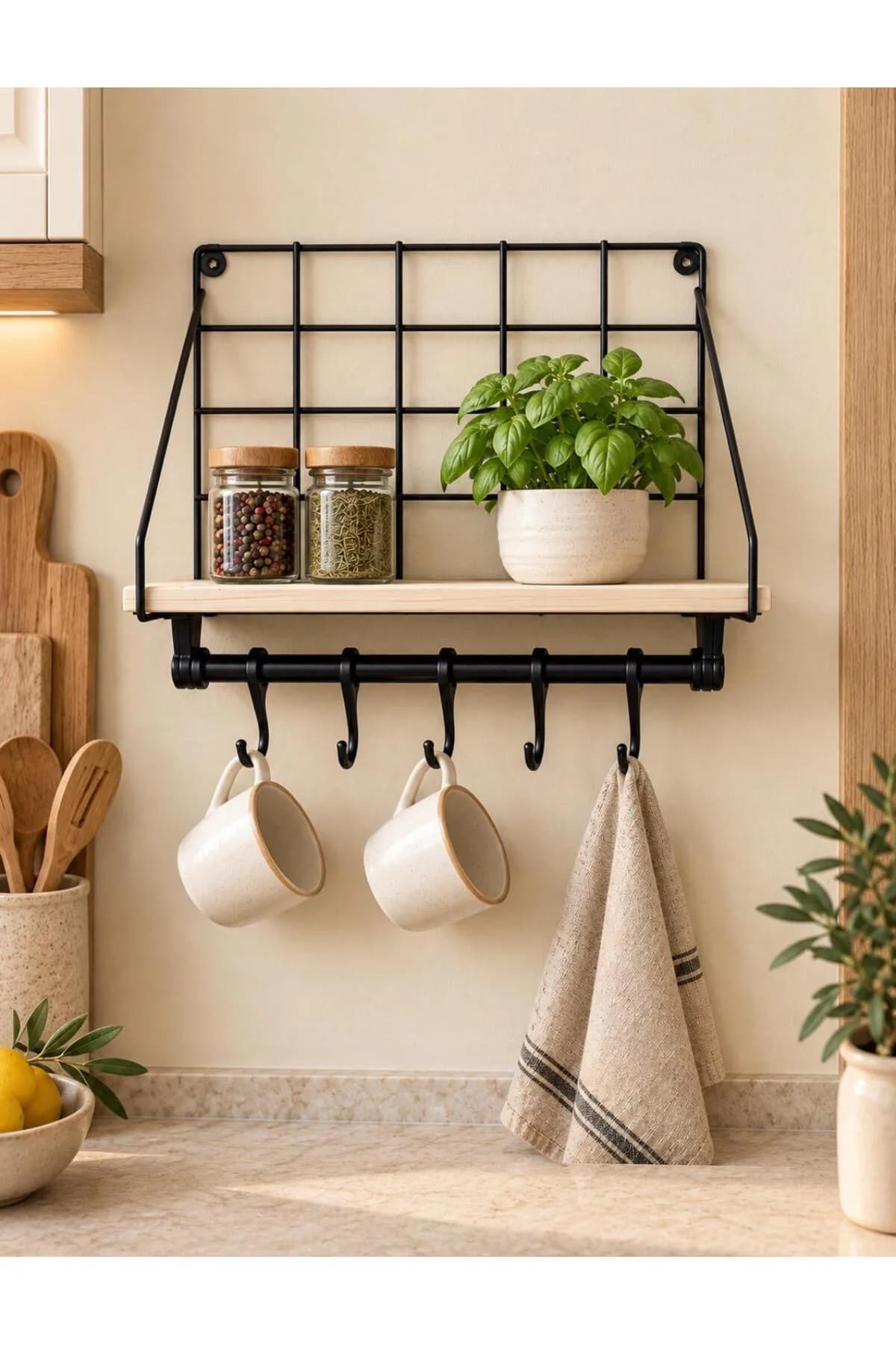 Çok Kullanışlı Pratik Model Mutfak Askılığı Şık Lüks Home Design