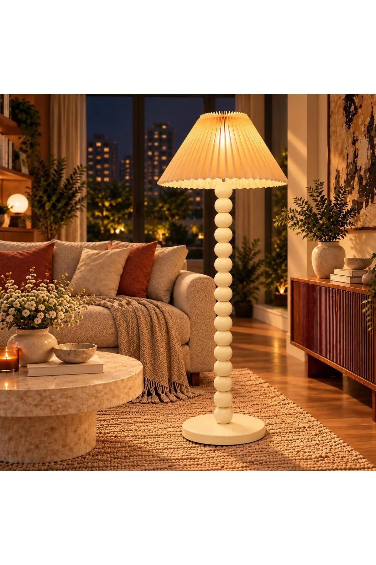 Ballin Model Umbrella Şapkalı Salon Yatak Odası Proje Lambader Şık Lüks Proje