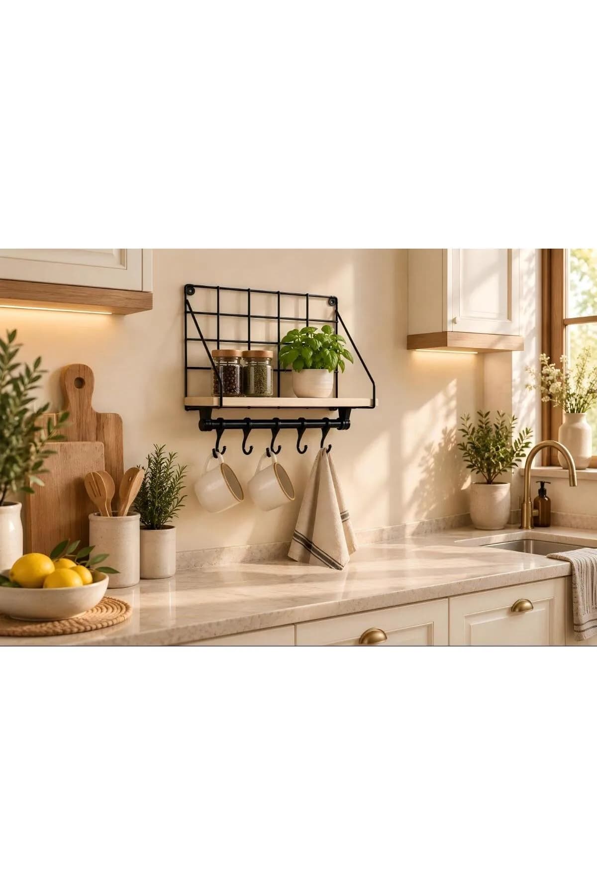 Çok Kullanışlı Pratik Model Mutfak Askılığı Şık Lüks Home Design