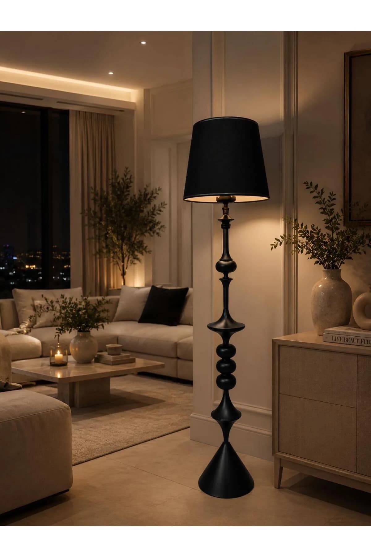 Palazzo Lambader Dekoratif Metal Lambader Klasik Salon Yatak Odası Lambası Abajurlu Lambader