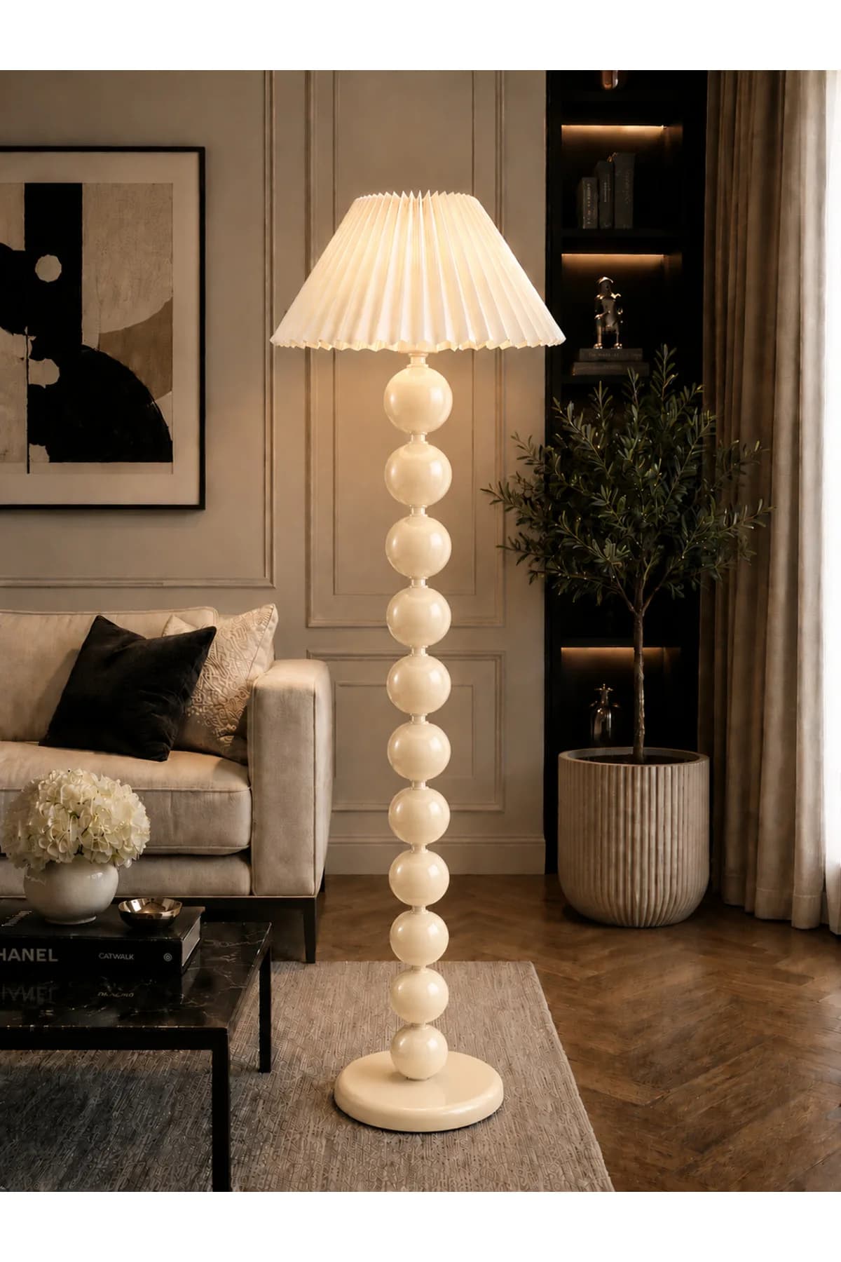 Umbrella Şapkalı Dejavu Model Salon Yatak Odası Lambader Şık Lüks Modern